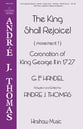 The King Shall Rejoice SAATB choral sheet music cover